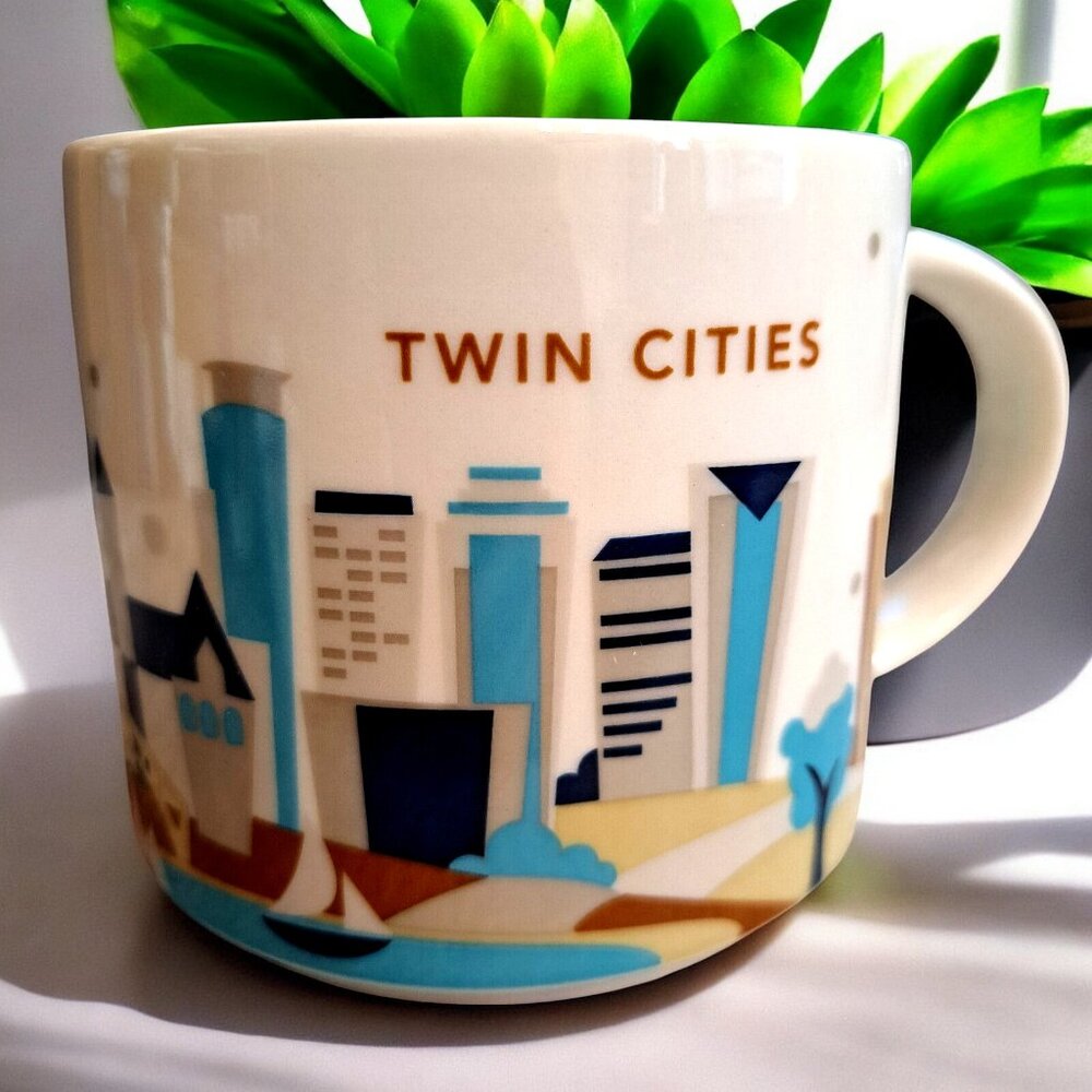 Starbucks You Are Here Collection TWIN CITIES 14 fl. oz. Coffee Mug Cup